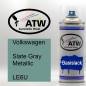 Preview: Volkswagen, Slate Gray Metallic, LE6U: 400ml Sprühdose, von ATW Autoteile West.